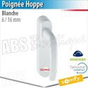 Poignée Hoppe blanche compatible Somfy Tahoma - 6/16 mm