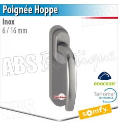 Poignée Hoppe inox compatible Somfy Tahoma - 6/16 mm