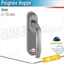 Poignée Hoppe inox compatible Somfy Tahoma - 6/16 mm