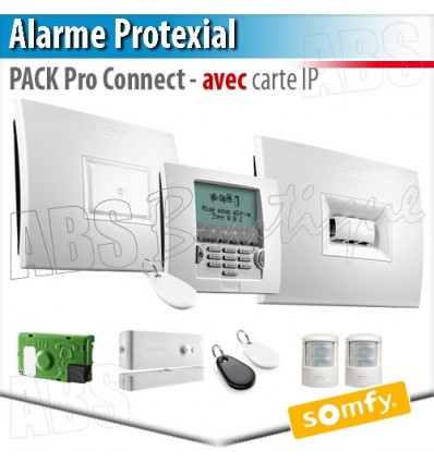 Alarme sans fil PROTEXIAL io et RTS Somfy - PACK PRO CONNECT