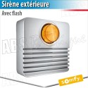 Sirène extérieure avec flash - Alarme Somfy