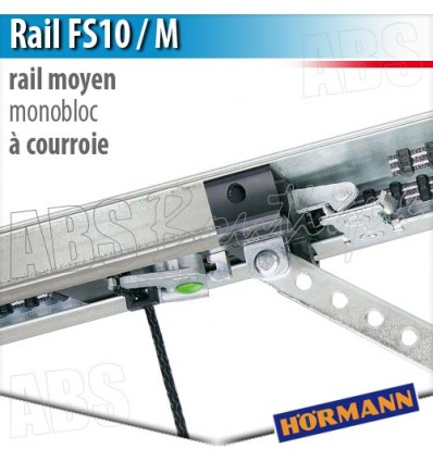 Rail moteur Hörmann - FS 10 / M - courroie - Monobloc