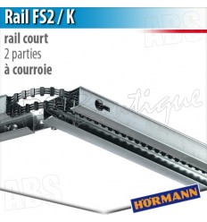 Rail moteur Hörmann - FS 2 / K - courroie - 2 parties