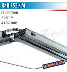 Rail moteur Hörmann - FS 2 / M - courroie - 2 parties