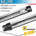 Rail moteur Somfy - L 2900 - chaîne haute performance - Monobloc