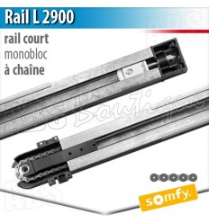 Rail moteur Somfy - L 2900 - chaîne - Monobloc