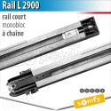 Rail moteur Somfy - L 2900 - chaîne - Monobloc