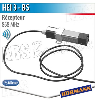  Récepteur HEI 3 BS Hörmann 3 canaux - 868 MHz - BiSecur