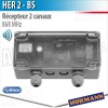  Récepteur HER 2 BS Hormann 2 canaux - 868 Mhz - BiSecur