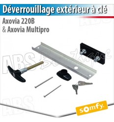 Déverrouillage motorisation portail battant - AXOVIA - Somfy