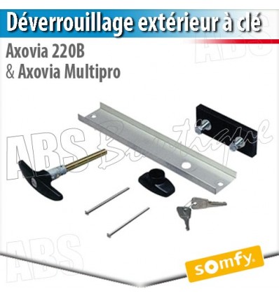 Déverrouillage motorisation portail battant - AXOVIA - Somfy