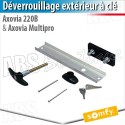 Déverrouillage motorisation portail battant - AXOVIA - Somfy