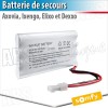 Batterie de secours AXOVIA - DEXXO - ELIXO - IXENGO Somfy