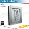 Clavier à code radio RTS métal - Somfy