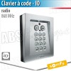 Clavier à code radio IO métal - Somfy