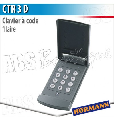 Clavier à code filaire Hormann CTR 3d