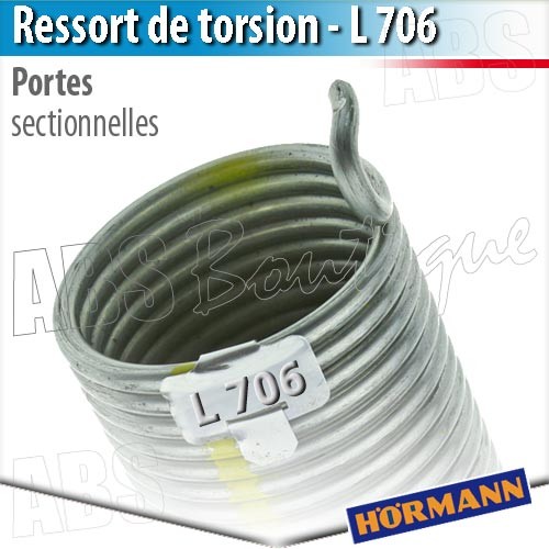 Ressort de torsion compatible avec Hörmann remplace l709/l28 porte de garage ressort Torfeder