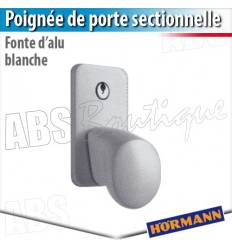 Poignée fonte d'alu blanche Hörmann - Porte sectionnelle