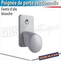 Poignée fonte d'alu blanche Hörmann - Porte sectionnelle