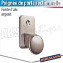 Poignée fonte d'alu argent Hormann - Porte sectionnelle