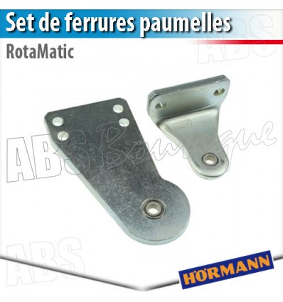 Set de ferrures RotaMatic Hörmann pour paumelles montantes