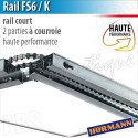Rail moteur Hörmann - FS 6 / K - Hte Performance - courroie - 2 parties