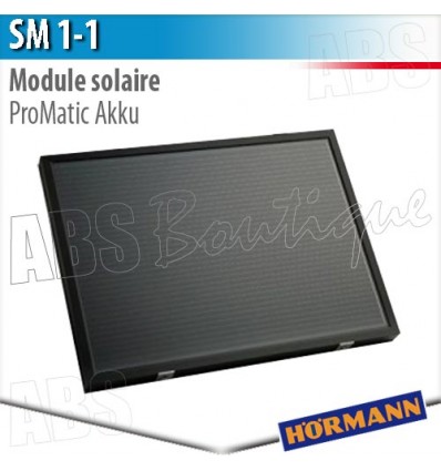 Module solaire SM 1-1 pour motorisation de porte de garage ProMatic Akku