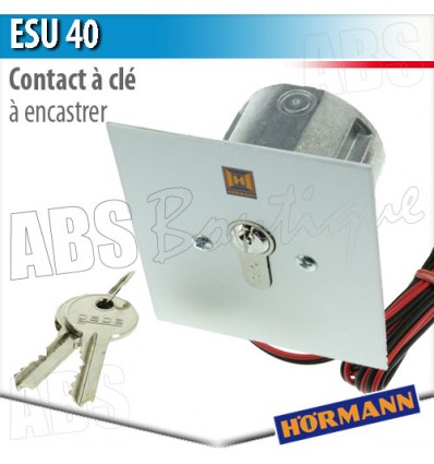 Contact à clé filaire à encastrer ESU 40