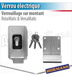 Serrure électrique avec canon 24 V et gâche montant Hörmann