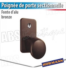 Poignée fonte d'alu ton brun Hörmann - Porte sectionnelle