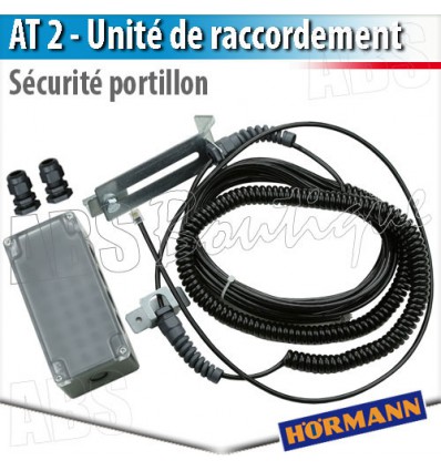 Unité de connexion pour tablier de porte