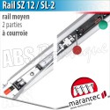 Rail moteur Marantec - SZ 12 08-2P - courroie - 2 parties