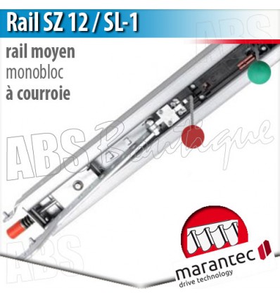Rail d'entraînement moteur Marantec - SZ 12 SL-1 - courroie - 1 partie