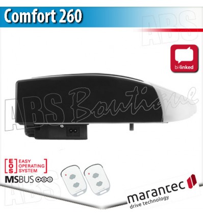 Motorisation portes de garage COMFORT 260 Bi-Linked Marantec en 868 MHz