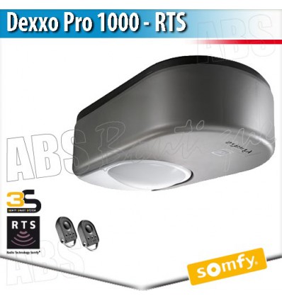  	Moteur portes de garage Somfy - Dexxo Pro 1000 RTS + télécommandes Keygo