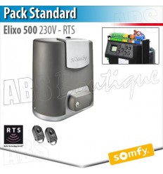 Motorisation portail coulissant Somfy - ELIXO 500 / 230 V - Pack Standard - RTS