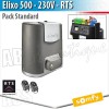 Motorisation portail coulissant Somfy - ELIXO 500 230V - Pack Standard - RTS