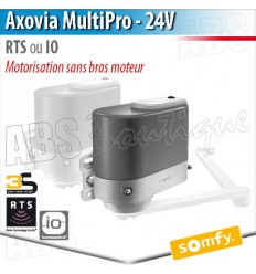 Motorisation portail Somfy - AXOVIA MULTIPRO - Pack 1 Moteur - RTS ou io