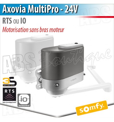 Motorisation portail battant Somfy - AXOVIA MULTIPRO - Pack Moteurs - RTS ou io