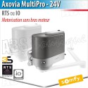 Motorisation portail Somfy - AXOVIA MULTIPRO - Pack 1 Moteur - RTS ou io