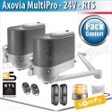 Motorisation portail Somfy - AXOVIA MULTIPRO RTS - Pack Confort