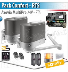 Motorisation portail Somfy - AXOVIA MULTIPRO - Pack Confort - RTS