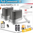 Motorisation portail Somfy - AXOVIA MULTIPRO - Pack Connexoon - io