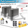 Motorisation portail battant Somfy - AXOVIA MULTIPRO - Pack Connexoon io