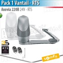 Motorisation portail Somfy - AXOVIA 220B - Pack 1 Vantail - RTS