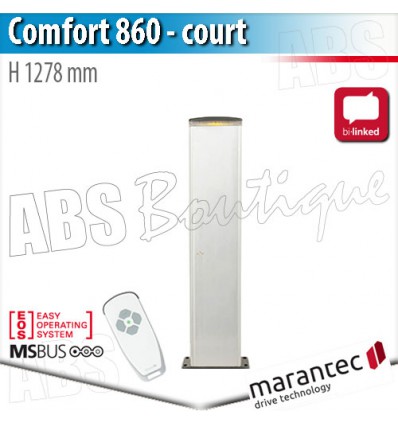 Motorisation portail coulissant Marantec - COMFORT 860 - Poteau de guidage : hauteur 1280 mm