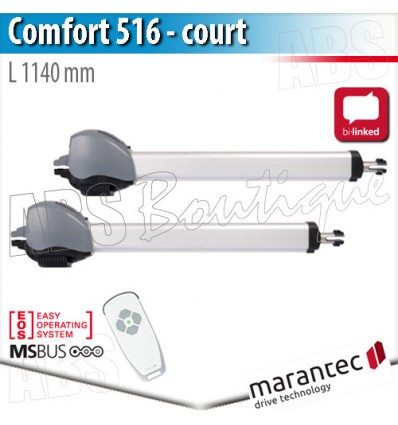 Motorisation portail battant Marantec - COMFORT 516 C - 2 Battants