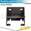 Platines de fixation motorisation portail battant piliers étroits - AXOVIA MULTIPRO - Somfy