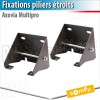 Platines de fixation motorisation portail battant piliers étroits - AXOVIA MULTIPRO - Somfy