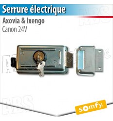 Serrure électrique avec canon 24 V Somfy